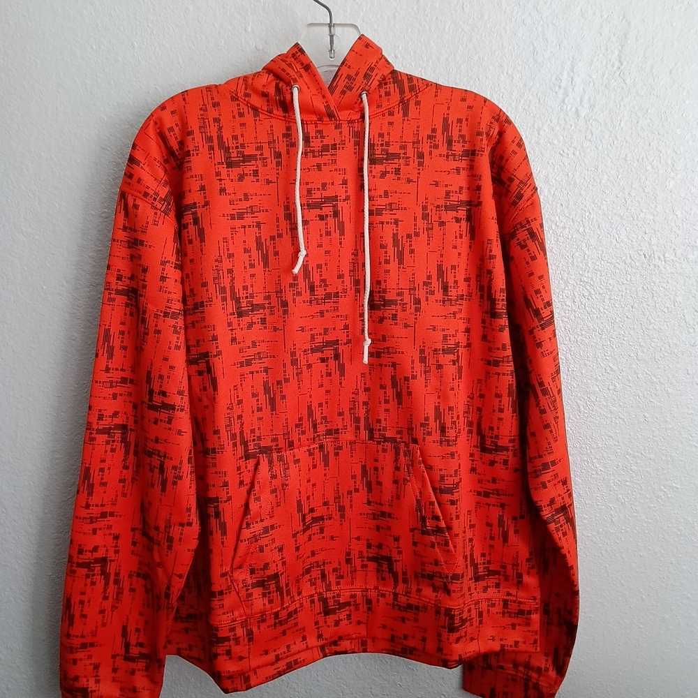 Red Patterned Hoodie - image 1